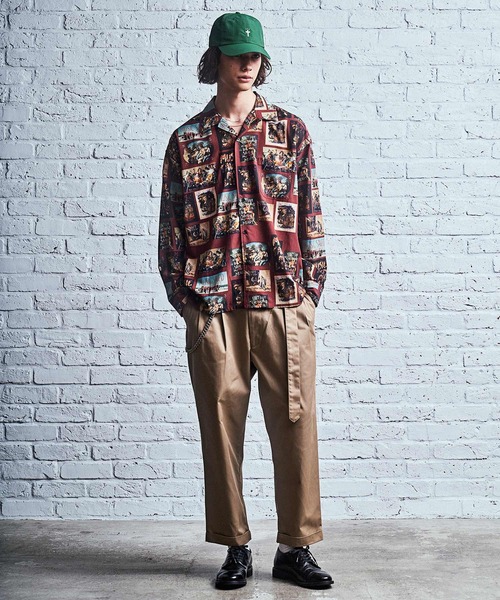 MSML(エムエスエムエル)の「RELAX WIDE PANTS(チノパンツ・メンズ・ブラック/ベージュ・L/M/S)」の17枚目の写真