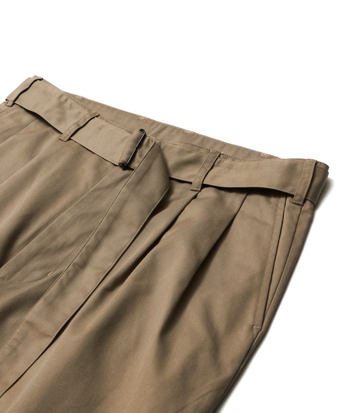 MSML(エムエスエムエル)の「RELAX WIDE PANTS(チノパンツ・メンズ・ブラック/ベージュ・L/M/S)」の14枚目の写真