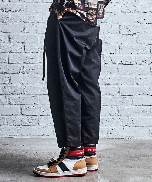 MSML(エムエスエムエル)の「RELAX WIDE PANTS(チノパンツ・メンズ・ブラック/ベージュ・L/M/S)」の8枚目の写真