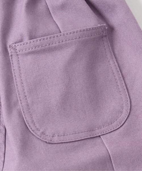 apres les cours（アプレレクール）の「裾レースパンツ 8分丈（その他パンツ・キッズ・インディゴブルー/カーキ/アイボリー/ピンク/パープル・100/110/130/90/140/120/80）」の21枚目の写真