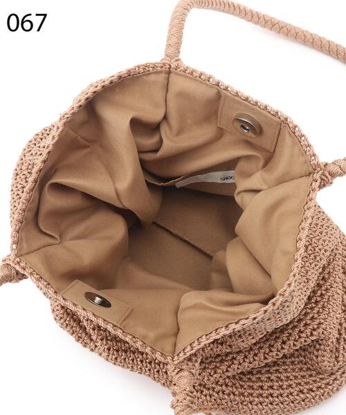 SHOO・LA・RUE（シューラルー）の「◆シンプルニットトート（トートバッグ・レディース・オレンジ/ベージュ/シルバー/ブラック系7・00）」の11枚目の写真