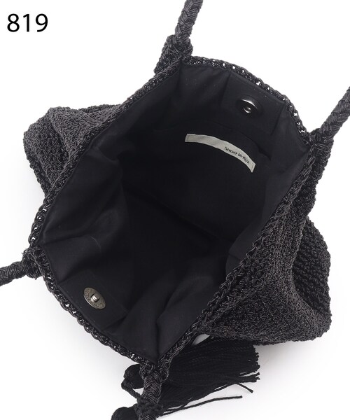 SHOO・LA・RUE（シューラルー）の「◆シンプルニットトート（トートバッグ・レディース・オレンジ/ベージュ/シルバー/ブラック系7・00）」の12枚目の写真