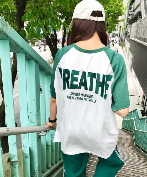 ラグランbackロゴチュニックtシャツ Tシャツ カットソー Ingni イング のファッション通販 Zozotown