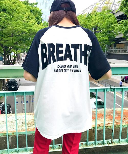 ラグランbackロゴチュニックtシャツ Tシャツ カットソー Ingni イング のファッション通販 Zozotown