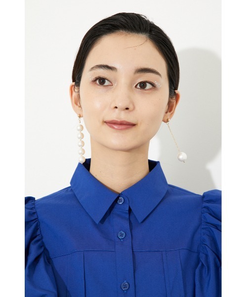 rienda（リエンダ）の「ソリッドボリュームスリーブシャツトップス（シャツ/ブラウス・レディース・ライトピンク/アイボリー/ブルー/ブラック・FREE）」の18枚目の写真