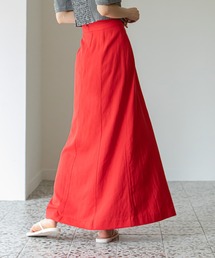 リネンマキシスカート