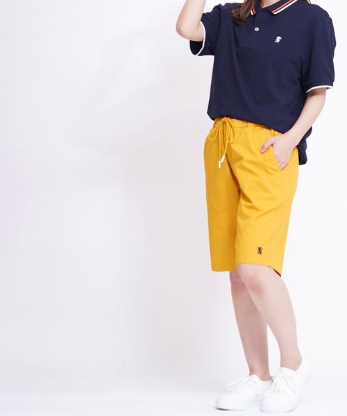 GIORDANO（ジョルダーノ）の「[GIORDANO] ライオン刺繍コットンツイルイージーチノショーツ (ユニセックス）（チノパンツ・レディース・ホワイト/ベージュ/レッド/パープル/ブラック/イエロー・LARGE/X-LARGE/SMALL/MEDIUM/XX-LARGE）」の11枚目の写真