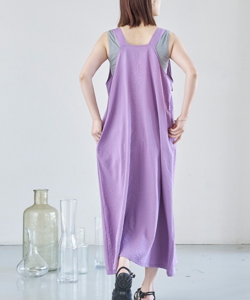 FURRY（ファーリー）の「ベルトストラップフレアロングワンピース（ワンピース・レディース・チャコールグレー/ラベンダー/グレー系その他・FREE）」の17枚目の写真