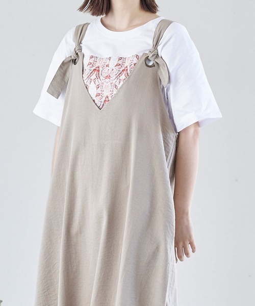 FURRY（ファーリー）の「ベルトストラップフレアロングワンピース（ワンピース・レディース・チャコールグレー/ラベンダー/グレー系その他・FREE）」の13枚目の写真