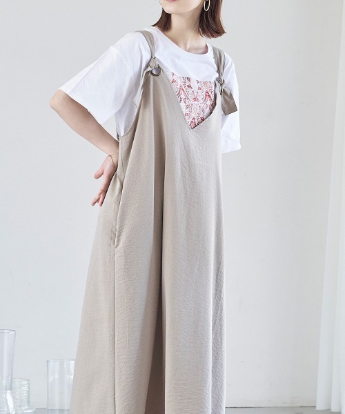 FURRY（ファーリー）の「ベルトストラップフレアロングワンピース（ワンピース・レディース・チャコールグレー/ラベンダー/グレー系その他・FREE）」の10枚目の写真