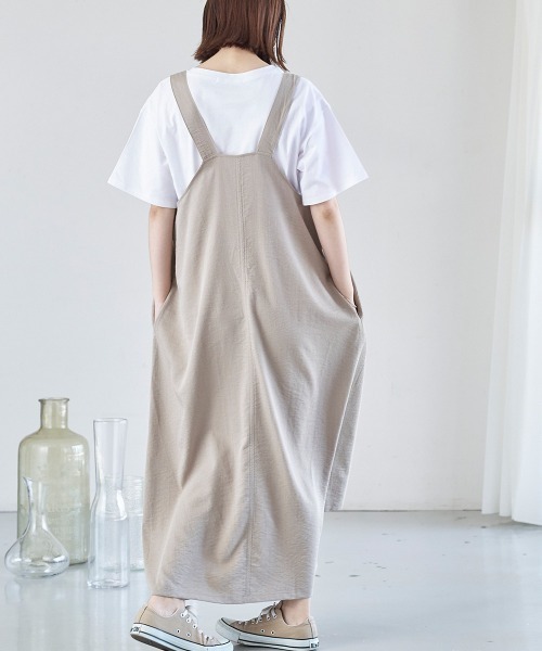 FURRY（ファーリー）の「ベルトストラップフレアロングワンピース（ワンピース・レディース・チャコールグレー/ラベンダー/グレー系その他・FREE）」の12枚目の写真