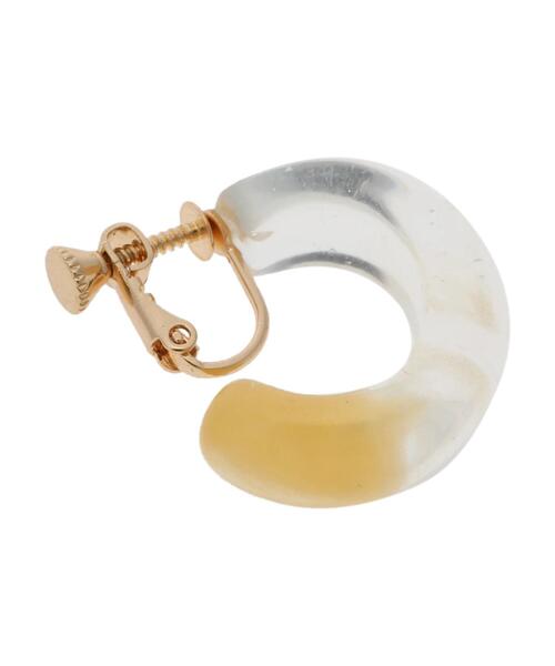 earth music&ecology(アースミュージックアンドエコロジー)の「グラデーションクリアイヤリング(イヤリング・レディース・アイボリー/オレンジ・FREE)」の13枚目の写真