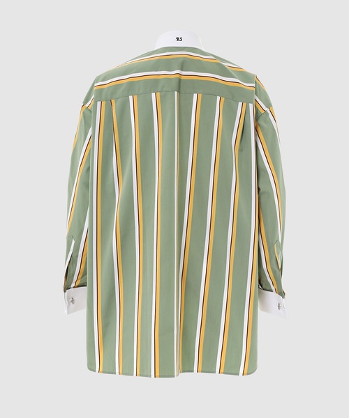 RAF SIMONS（ラフシモンズ）の「Busniess shirt with RS embroidery and label（シャツ/ブラウス・メンズ・グリーン系その他/ベージュ系その他・S/XS）」の3枚目の写真