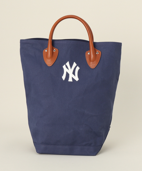 INFIELDER DESIGN（インフィールダーデザイン）の「【INFIELDER DESIGN/インフィールダーデザイン】MLB レザー ハンドル トートバック（トートバッグ・メンズ・アイボリー/ネイビー・FREE）」の17枚目の写真