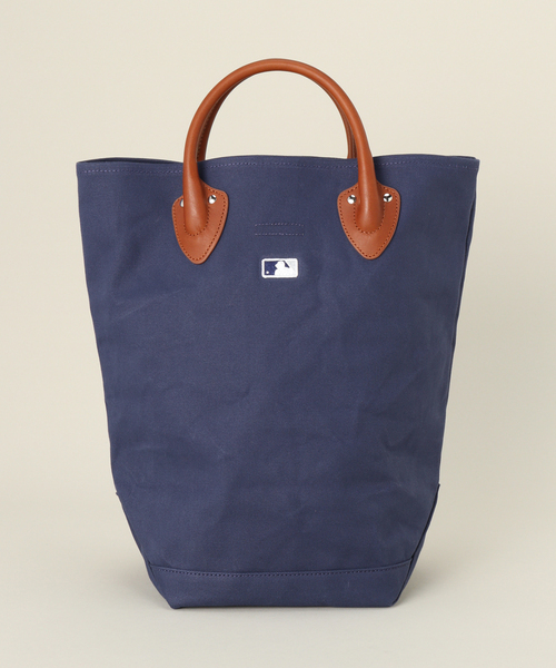 INFIELDER DESIGN（インフィールダーデザイン）の「【INFIELDER DESIGN/インフィールダーデザイン】MLB レザー ハンドル トートバック（トートバッグ・メンズ・アイボリー/ネイビー・FREE）」の15枚目の写真