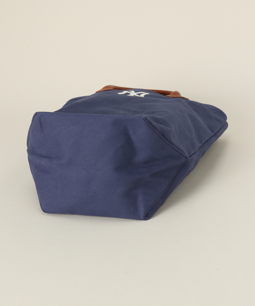 INFIELDER DESIGN（インフィールダーデザイン）の「【INFIELDER DESIGN/インフィールダーデザイン】MLB レザー ハンドル トートバック（トートバッグ・メンズ・アイボリー/ネイビー・FREE）」の14枚目の写真