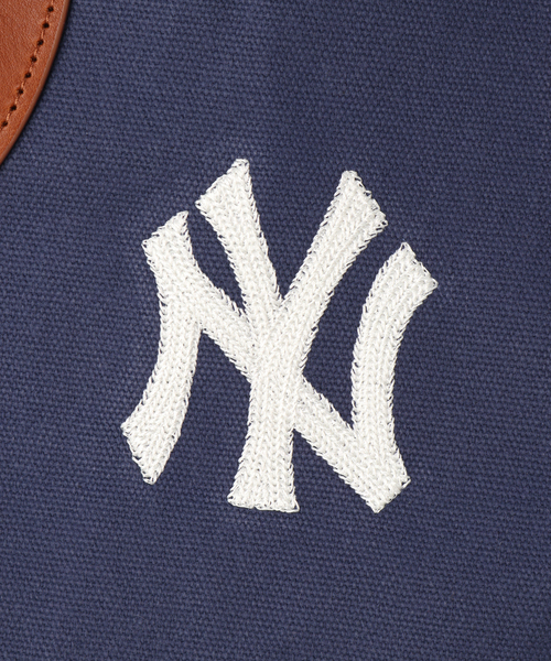 INFIELDER DESIGN（インフィールダーデザイン）の「【INFIELDER DESIGN/インフィールダーデザイン】MLB レザー ハンドル トートバック（トートバッグ・メンズ・アイボリー/ネイビー・FREE）」の8枚目の写真