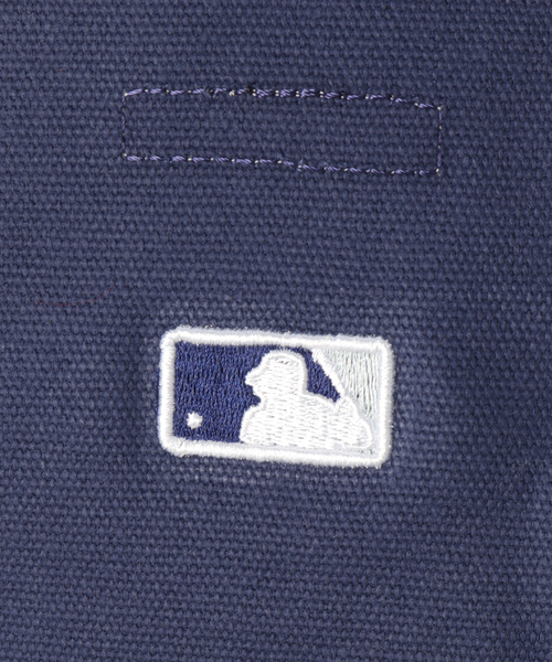 INFIELDER DESIGN（インフィールダーデザイン）の「【INFIELDER DESIGN/インフィールダーデザイン】MLB レザー ハンドル トートバック（トートバッグ・メンズ・アイボリー/ネイビー・FREE）」の6枚目の写真