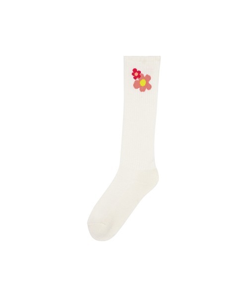 Not So Ape（ノットソーエイプ）の「FLORAL SOCKS（ソックス/靴下・メンズ・ホワイト/ブラック・FREE）」の10枚目の写真