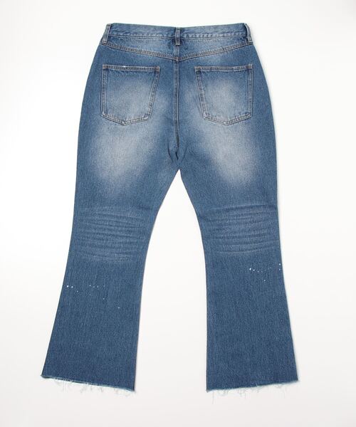 LUSOR（ルーソル）の「LUSOR（ルーソル）FLARED PANTS（デニムパンツ・メンズ・ブルー・MEDIUM/LARGE）」の2枚目の写真