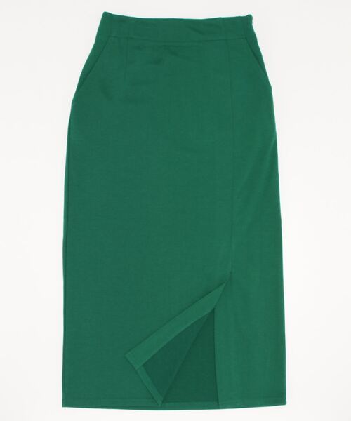 Te chichi TERRASSE（テチチテラス）の「サイドスリットスカート（スカート・レディース・ブラック/オフホワイト/グリーン・ﾌﾘ-）」の4枚目の写真