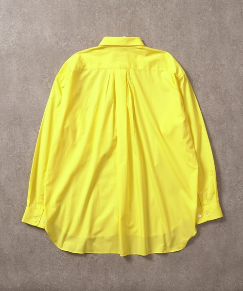 BRICK & SONS（ブリックアンドサンズ）の「リラックスバックプリーツシャツ＜レモンイエロー＞（シャツ/ブラウス・メンズ・レモンイエロー・LL/S/M/L）」の17枚目の写真