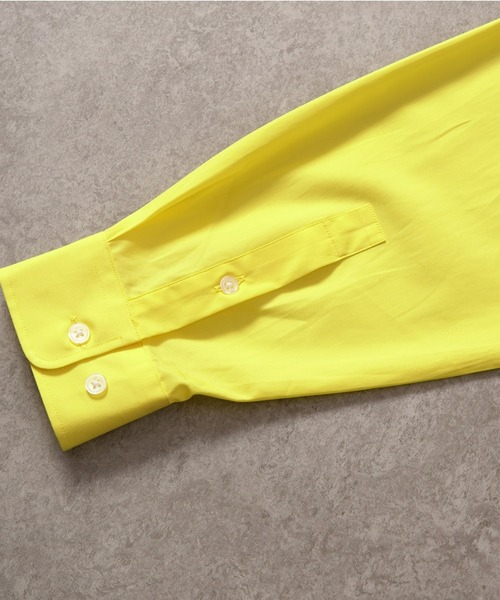 BRICK & SONS（ブリックアンドサンズ）の「リラックスバックプリーツシャツ＜レモンイエロー＞（シャツ/ブラウス・メンズ・レモンイエロー・LL/S/M/L）」の18枚目の写真