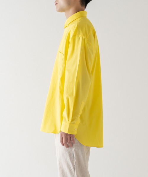 BRICK & SONS（ブリックアンドサンズ）の「リラックスバックプリーツシャツ＜レモンイエロー＞（シャツ/ブラウス・メンズ・レモンイエロー・LL/S/M/L）」の22枚目の写真