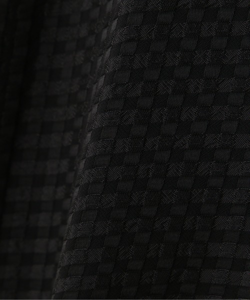 N.（N. Natural Beauty Basic）（エヌエヌナチュラルビューティーベーシック）の「◆ワイドカフスギンガムチェックシアーシャツ（シャツ/ブラウス・レディース・ブラック系その他/イエロー系その他・MEDIUM）」の12枚目の写真