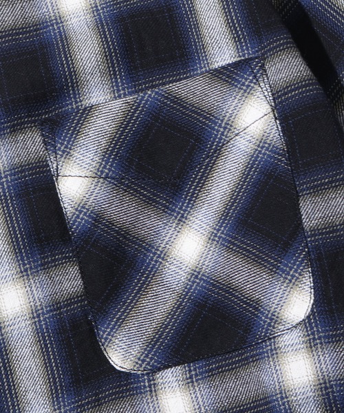 FIVE BROTHER(ファイブブラザー)の「FIVE BROTHER/ファイブブラザー LIGHT FLANNEL S/S ONE-UP SHIRTS ライトフランネルシャツ オープンカラー(シャツ/ブラウス・メンズ・レッド/ブルー/マスタード・XL/M/L)」の8枚目の写真