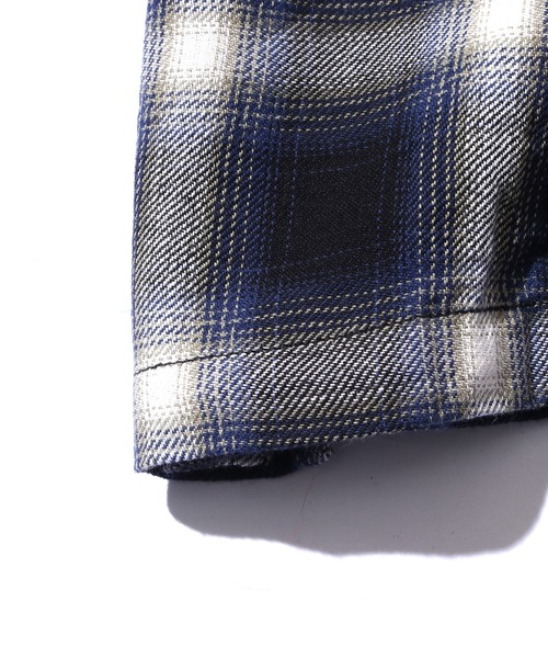FIVE BROTHER(ファイブブラザー)の「FIVE BROTHER/ファイブブラザー LIGHT FLANNEL S/S ONE-UP SHIRTS ライトフランネルシャツ オープンカラー(シャツ/ブラウス・メンズ・レッド/ブルー/マスタード・XL/M/L)」の10枚目の写真