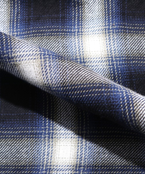 FIVE BROTHER(ファイブブラザー)の「FIVE BROTHER/ファイブブラザー LIGHT FLANNEL S/S ONE-UP SHIRTS ライトフランネルシャツ オープンカラー(シャツ/ブラウス・メンズ・レッド/ブルー/マスタード・XL/M/L)」の11枚目の写真