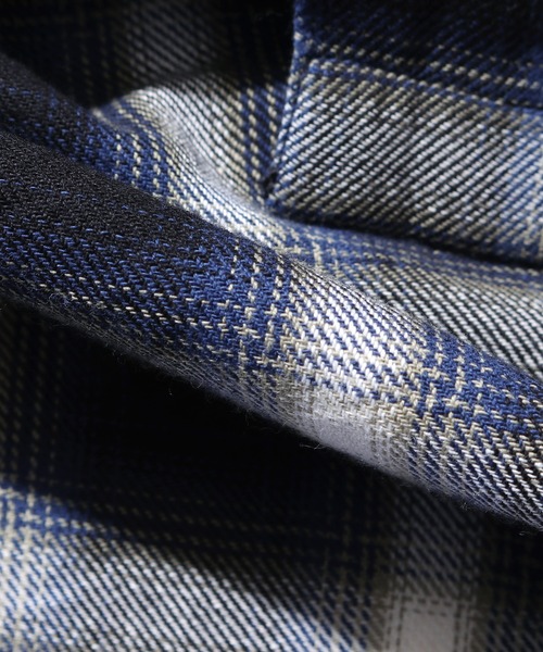FIVE BROTHER(ファイブブラザー)の「FIVE BROTHER/ファイブブラザー LIGHT FLANNEL S/S ONE-UP SHIRTS ライトフランネルシャツ オープンカラー(シャツ/ブラウス・メンズ・レッド/ブルー/マスタード・XL/M/L)」の12枚目の写真