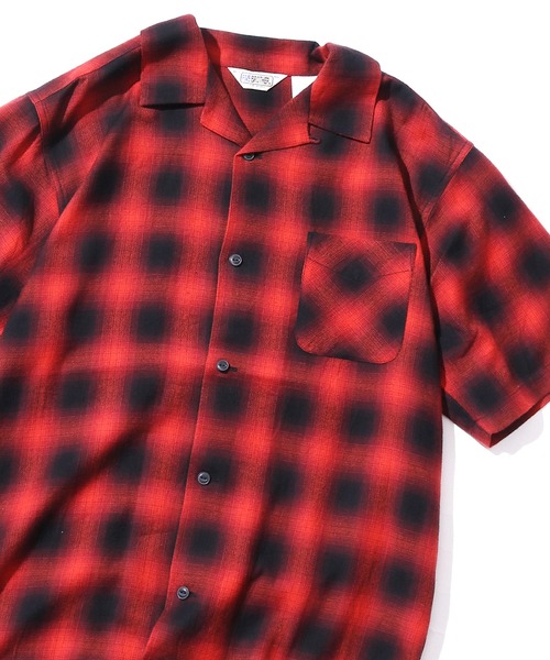 FIVE BROTHER(ファイブブラザー)の「FIVE BROTHER/ファイブブラザー LIGHT FLANNEL S/S ONE-UP SHIRTS ライトフランネルシャツ オープンカラー(シャツ/ブラウス・メンズ・レッド/ブルー/マスタード・XL/M/L)」の17枚目の写真