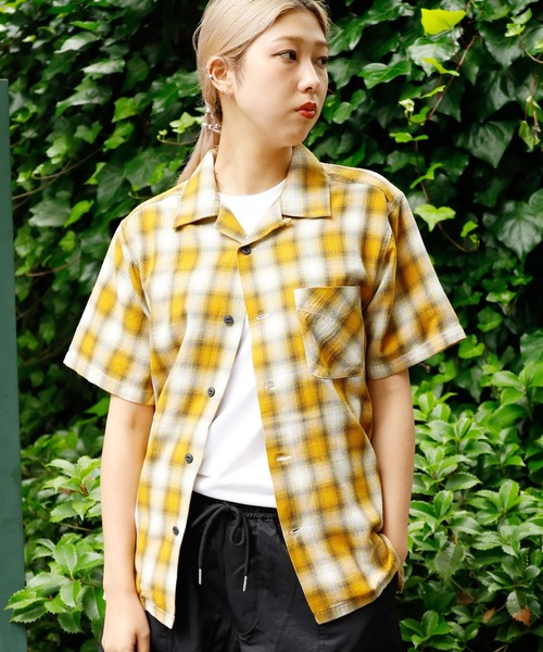 FIVE BROTHER(ファイブブラザー)の「FIVE BROTHER/ファイブブラザー LIGHT FLANNEL S/S ONE-UP SHIRTS ライトフランネルシャツ オープンカラー(シャツ/ブラウス・メンズ・レッド/ブルー/マスタード・XL/M/L)」の18枚目の写真