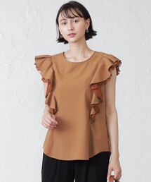EPOCA THE SHOP | レースコンビラッフルスリーブブラウス(シャツ/ブラウス)