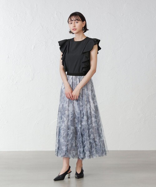 EPOCA THE SHOP(エポカザショップ)の「レースコンビラッフルスリーブブラウス(シャツ/ブラウス・レディース・ブラック/ブラウン系その他5・38)」の8枚目の写真