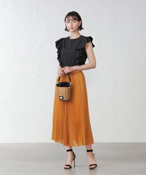 EPOCA THE SHOP(エポカザショップ)の「レースコンビラッフルスリーブブラウス(シャツ/ブラウス・レディース・ブラック/ブラウン系その他5・38)」の11枚目の写真