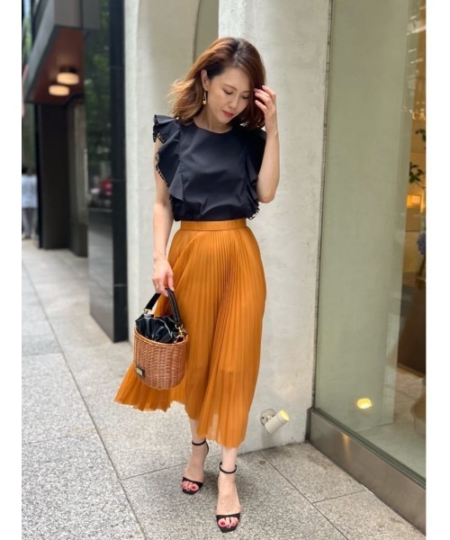 EPOCA THE SHOP(エポカザショップ)の「レースコンビラッフルスリーブブラウス(シャツ/ブラウス・レディース・ブラック/ブラウン系その他5・38)」の13枚目の写真