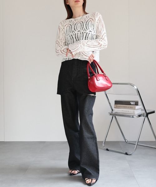 model:162cm
着用サイズ:Lサイズ