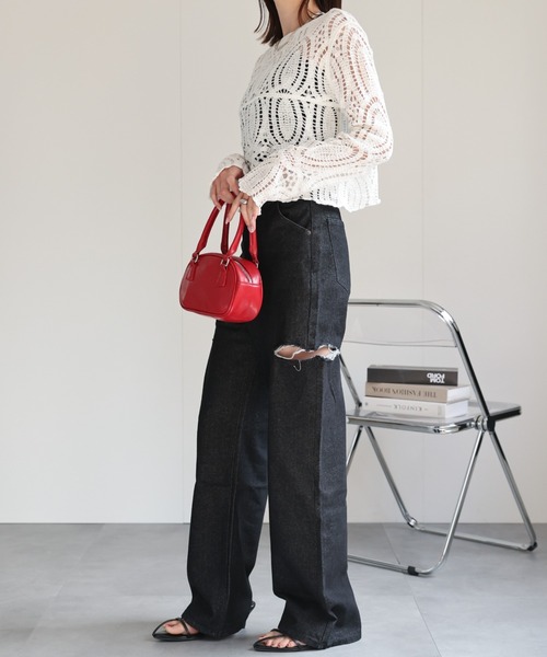model:162cm
着用サイズ:Lサイズ