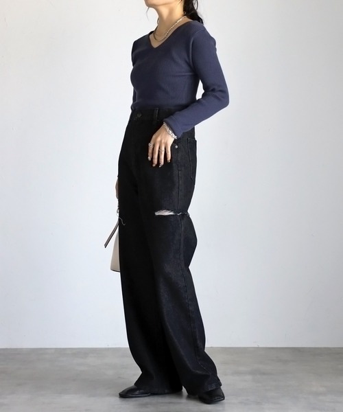 model:156cm
着用サイズ:Mサイズ