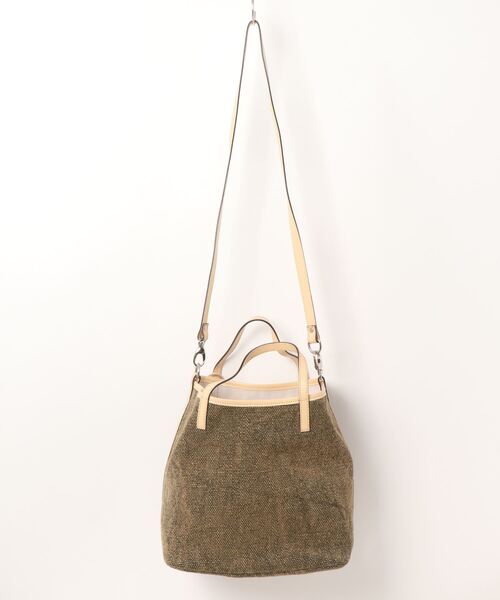 DEL CONTE（デル コンテ）の「【DEL CONTE】キャンバスバッグ(Q6614R)（トートバッグ・レディース・カーキ・FREE）」の4枚目の写真