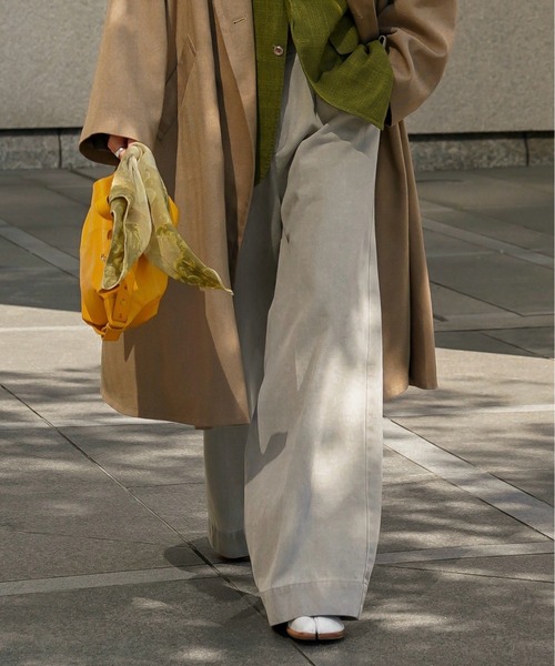 soerte(ソエルテ)の「Wide straight :Flare black fade denim/ワイドストレート:フレア ブラックフェードデニム(デニムパンツ・メンズ・ライトグレー/グレー/グレー系1/ライトグレー系1・1/2/0/4/3)」の7枚目の写真