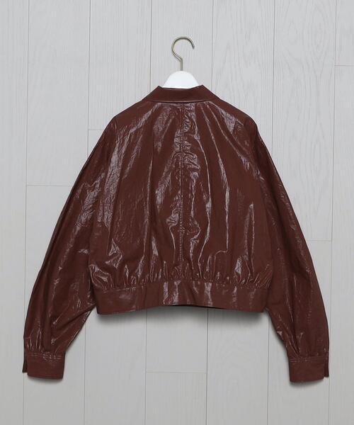 H　BEAUTY&YOUTH UNITED ARROWS（エイチビューティーアンドユースユナイテッドアローズ）の「＜H＞DOLMAN SHIRT/シャツ（シャツ/ブラウス・レディース・ブラック/ダークブラウン・FREE）」の6枚目の写真