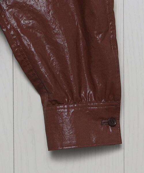 H　BEAUTY&YOUTH UNITED ARROWS（エイチビューティーアンドユースユナイテッドアローズ）の「＜H＞DOLMAN SHIRT/シャツ（シャツ/ブラウス・レディース・ブラック/ダークブラウン・FREE）」の7枚目の写真