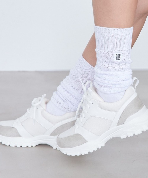 GLOBAL WORK(グローバルワーク)の「モテシャレ厚底スニーカー/AND YUA ANY/298180(スニーカー・キッズ・その他1/ホワイト・M/L)」の2枚目の写真