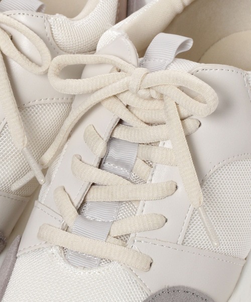 GLOBAL WORK(グローバルワーク)の「モテシャレ厚底スニーカー/AND YUA ANY/298180(スニーカー・キッズ・その他1/ホワイト・M/L)」の10枚目の写真