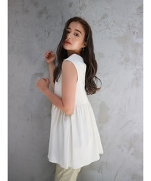 TRUNC | Open Back Peplum Tops(Tシャツ/カットソー)