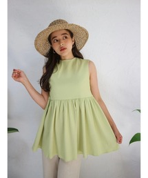 Open Back Peplum Tops